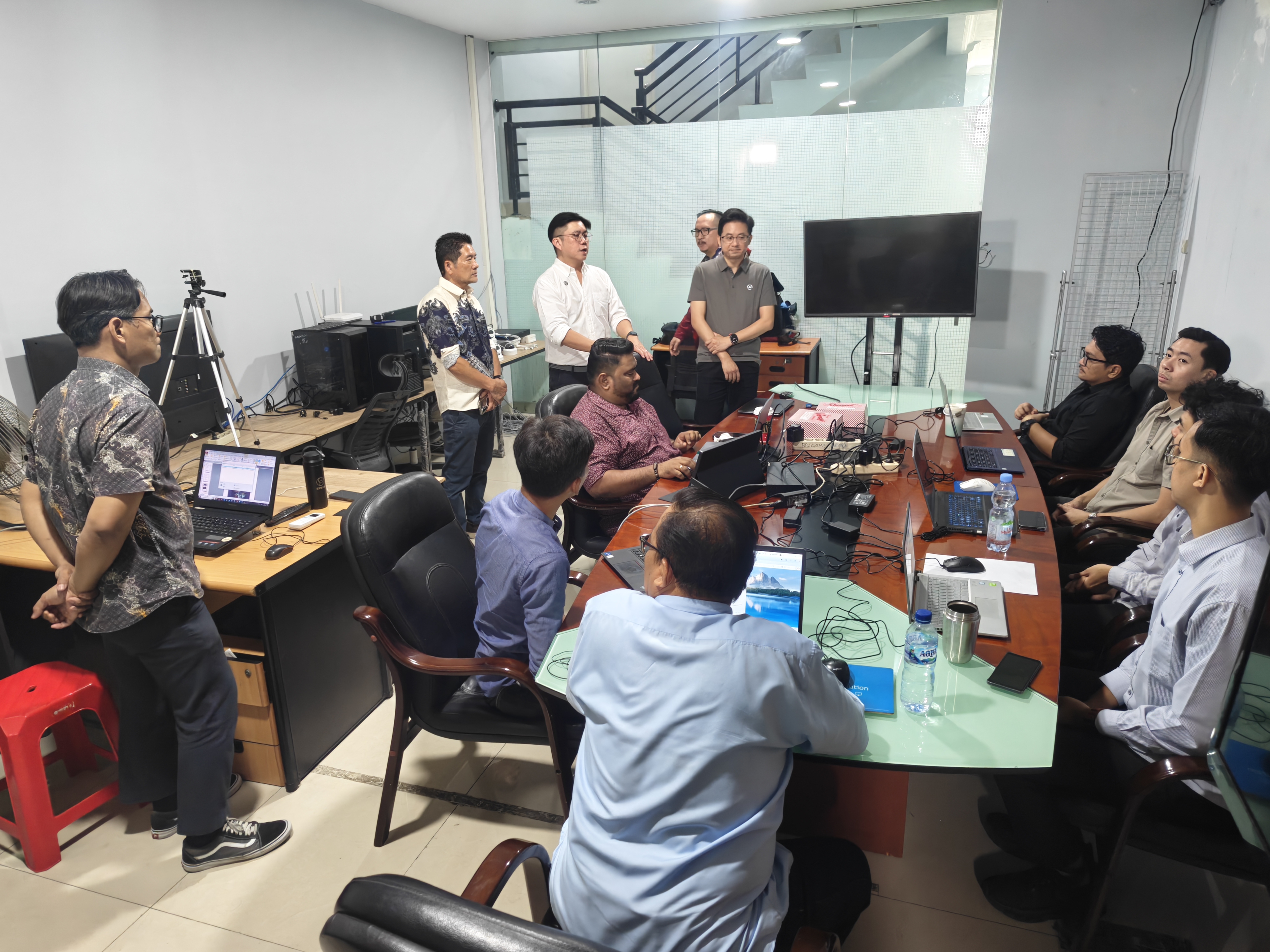 Brikom Entripas Training bersama Digifort